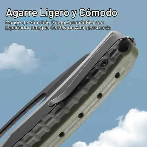 Vista 4 de CIVIVI Sentinel Strike - Cuchillo de bolsillo con rompecristales, cuchillo plegable utilitario para EDC al aire libre, hoja Tanto inversa de 3.7
