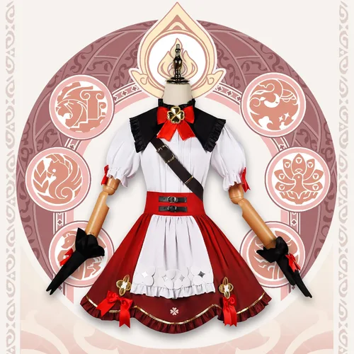 Vista 4 de OSIAS Klee Blossoming Starlight Cosplay Disfraz (L)