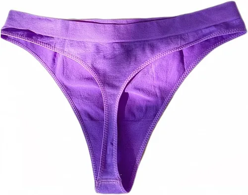 Vista 10 de Tangas francesas de cintura alta bragas de alta elasticidad sin costuras tangas Paquete de 3 Rojo
