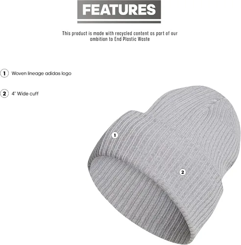 Vista 2 de adidas Gorro plegable de 4 pulgadas para mujer
