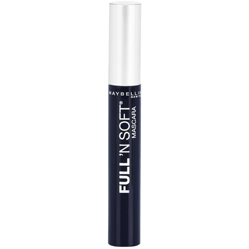 Vista 6 de Maybelline New York, Full 'N Soft, máscara lavable, muy negra, 0.28 fl oz oz.