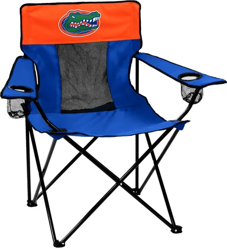 Vista 32 de Logo Brands NCAA Alabama Crimson Tide Elite Silla Portátil - Silla premium para exteriores con portavasos, marco de acero con recubrimiento