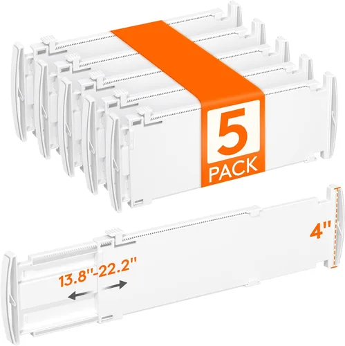 Vista 25 de Lifewit - Paquete de 12 separadores de cajones de 4 pulgadas