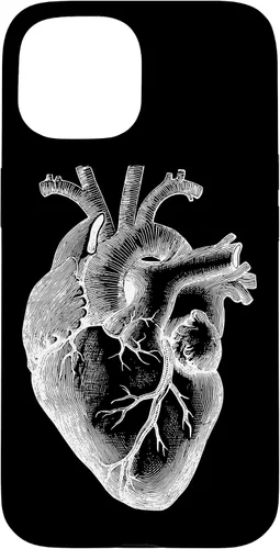 Vista 6 de Anatomical Human Heart Doctor Gift Heart Anatomy Case for iPhone 17