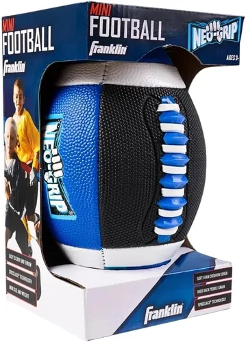 Vista 5 de Franklin Sports Fútbol pequeño de espuma de esponja, Grip-Tech - Fútbol juvenil con tamiz y pegajosidad, cubierta de fácil agarre, perfecto
