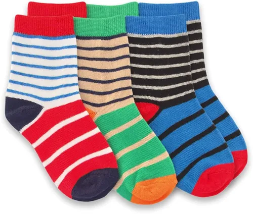 Vista 3 de Jefferies Socks Paquete de 12 pares de calcetines a rayas multicolor para niños