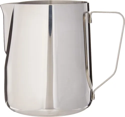 Vista 7 de BrewGlobal Rhinoware - Jarra de leche profesional, acero inoxidable, 12 onzas (RHMJ12OZ)
