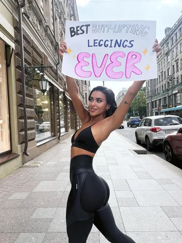 Vista 9 de Bona Fide Leggings con levantamiento de glúteos para mujer, leggings de cintura alta, control de abdomen, pantalones de yoga para entrenamiento