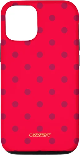 Vista 28 de Carcasa para iPhone 17 con diseño de lunares de sandía rojos