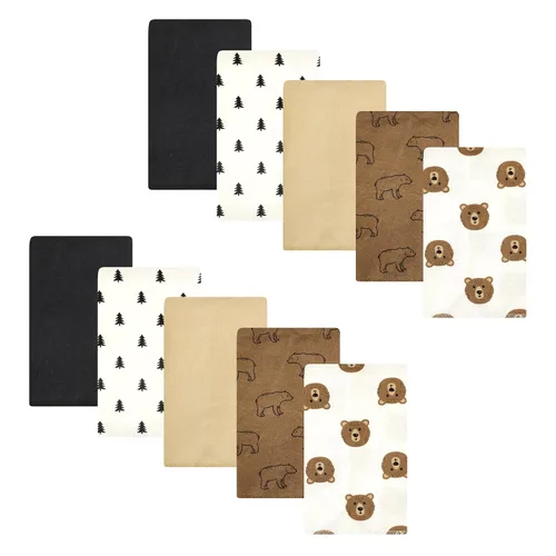 Vista 17 de Hudson Baby - Paños unisex de franela de algodón para bebé, avión, talla única