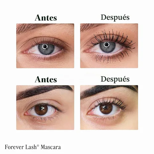 Vista 2 de Billion Dollar Beauty Forever Lash Mascara Negro Tubing Volumen Longitud Varita