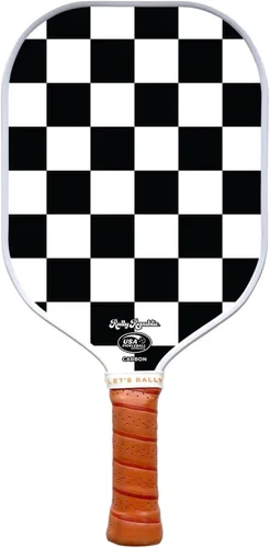 Vista 17 de Pala de pickleball con licencia oficial, raqueta aprobada por la Asociación de Pickleball de Estados Unidos, núcleo de panal ligero, exterior