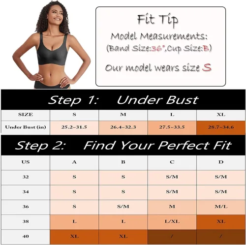 Vista 6 de Brasier sin varillas para mujer, brasier tipo camiseta, relleno extraíble, sin sensación, brasier cómodo