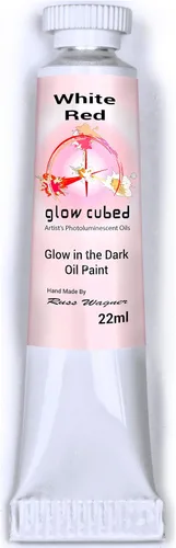 Vista 16 de Pintura al óleo profesional que brilla en la oscuridad Artista Pintura al óleo luminiscente fosforescente autoluminosa Glow Cubed