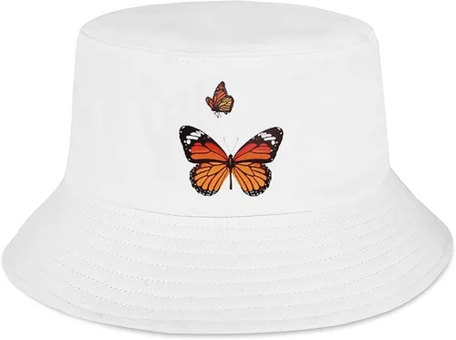 Vista 7 de XYIYI - Sombrero de pescador de algodón con bordado de moda, sombrero de cubo de playa para mujeres y niñas