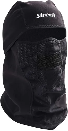 Vista 3 de Sireck Pasamontañas para clima frío máscara de esquí resistente al agua y al viento máscara térmica de forro polar para caza ciclismo motocicleta