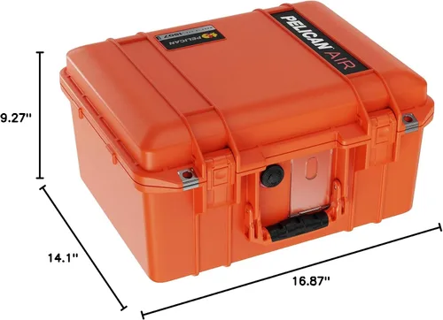 Vista 6 de Pelican Air 1507 - Funda sin espuma, color naranja