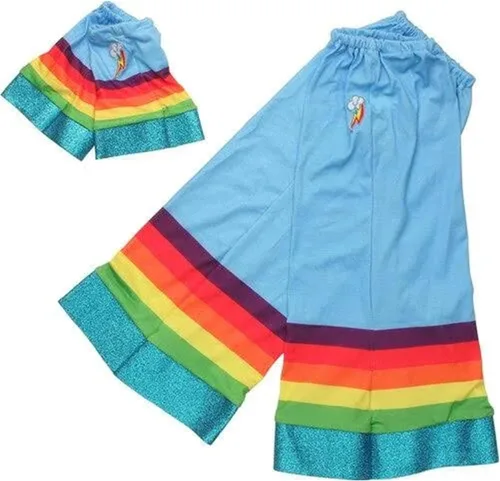 Vista 3 de Elope My Little Pony Rainbow Dash - Juego de accesorios para disfraz de brazo y pierna