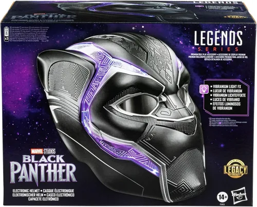 Vista 8 de Casco electrónico de rol de Black Panther de Marvel Legends