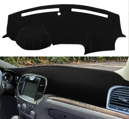 Vista 7 de Funda para salpicadero con alfombrilla de ajuste personalizado para Chrysler 300 300C 2005-2010, protector de almohadilla para tablero de color gris