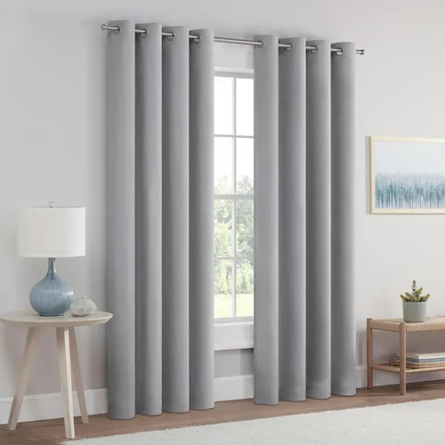 Vista 5 de Eclipse Dutchess - Cortinas 100% opacas con ojales, cortinas de ventana con aislamiento térmico para sala de estar, dormitorio o sala de prensa