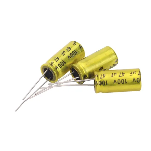 Vista 8 de 10 unids 2.2uF 100V condensador electrolítico no polarizado 10x17mm (0.39x0.67in) NP para audio tweeter condensador divisor de frecuencia
