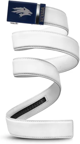 Vista 23 de Mission Belt Con licencia oficial de la NC Alabama Crimson Tide Crimson Tide (Cuero Negro)