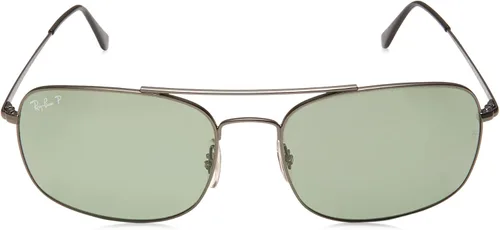 Vista 2 de Ray-Ban Rb3611 - Gafas de sol cuadradas de metal gris 60 mm