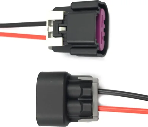 Vista 4 de FainWan Juego de arnés de interruptor de conector de coleta de ventilador eléctrico de 2 piezas, compatible con G-M Che-vy Truck 2005-2012