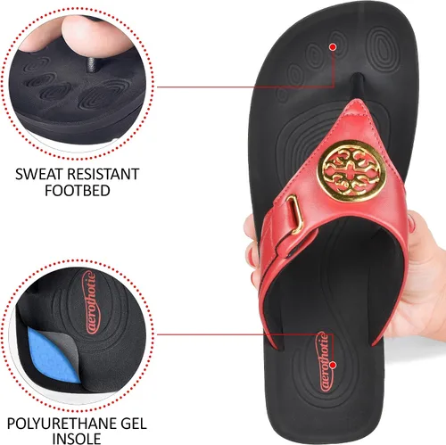 Vista 5 de AEROTHOTIC Sandalias casuales de soporte de arco Hazel para mujer
