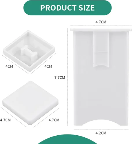 Vista 7 de Paquete de 2 soportes de plástico para mantequilla de mazorca de maíz con cubierta incorporada, dispensador de mantequilla de mazorca de maíz