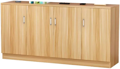 Vista 14 de Modernos estantes ajustables para servidor, armario de madera con puertas, armario de pared de cocina, almacenamiento, comedor, microondas, balcón
