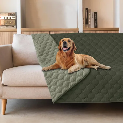 Vista 86 de gogobunny Manta para mascotas 3 veces más resistente, impermeable y a prueba de arañazos; protector de muebles reversible para perros y gatos, funda