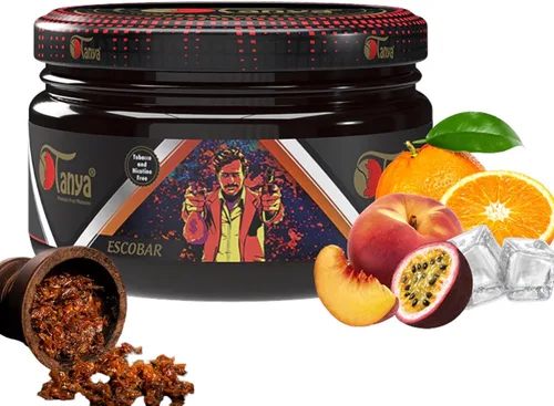 Vista 9 de Tanya Herbal Hookah Molasas 100% sin nicotina y tabaco Sabores de shisha de narguile orgánicos Mezcla de frutas Sabores de shisha 250g Frascos