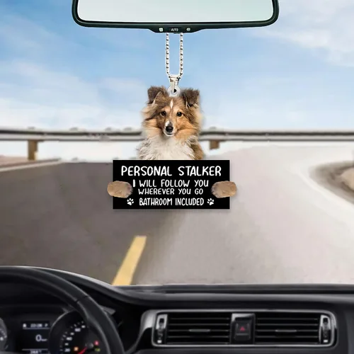 Vista 34 de Alaskan Malamute - Adorno colgante de coche para acechar personalmente, adorno de acrílico con nombre personalizado para perro, adorno de Navidad
