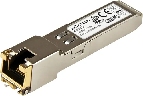 Vista 7 de StarTech Módulo SFP compatible con HPE 3CSFP91 - 1000BASE-SX - Transceptor de fibra óptica multimodo (MMF) de 1 GbE Gigabit Ethernet SFP - LC