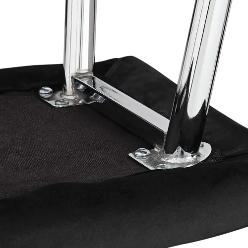 Vista 7 de 55 Downing Street Silla de comedor moderna de tela negra Martin