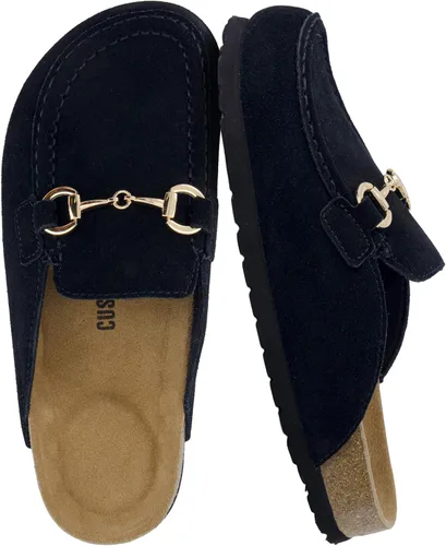 Vista 12 de CUSHIONAIRE Zuecos de gamuza Cliff para mujer Arena