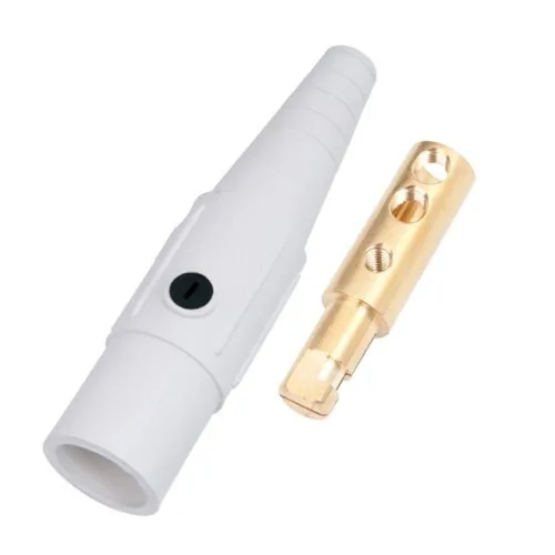 Vista 6 de Marinco CLS20FB-A CLS tipo Cam, serie 16 en línea, conector de un solo pin, 400 amperios, 600 voltios, #2-2/0 AWG, hembra - negro (A)