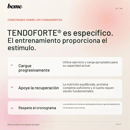Vista 7 de BeMe Protect – TENDOFORTE Colágeno líquido para tendones y ligamentos