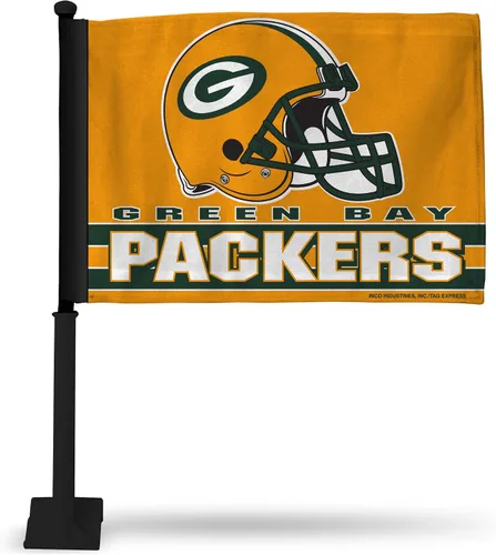 Vista 19 de Rico Industries NFL - Bandera de coche de doble cara, accesorio para coche