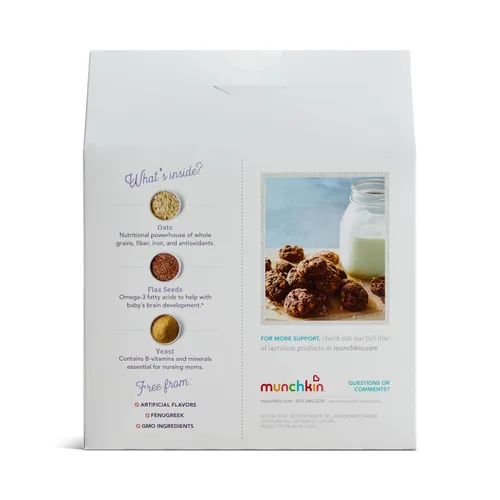 Vista 7 de Munchkin Milkmakers - Bocaditos de galletas para lactancia, caramelo salado de chocolate, 10