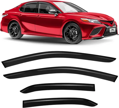 Vista 13 de Voron Glass Protectores de lluvia extra duraderos con cinta adhesiva para Toyota RAV4 2019-2025, deflectores de ventana, viseras de ventana