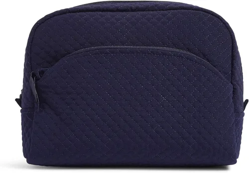 Vista 2 de Vera Bradley Bolsa organizadora de maquillaje cosmético grande de microfibra para mujer