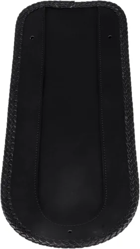 Vista 3 de Asiento de cuero negro para guardabarros trasero para Harley Softail Springer Heritage Classic EFI FLSTCI 2006-2017