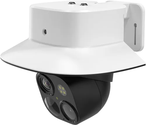 Vista 9 de Cubierta de sombra de lluvia compatible con Eufy Security SoloCam S340, cámara de seguridad solar (no compatible con SoloCam E30)