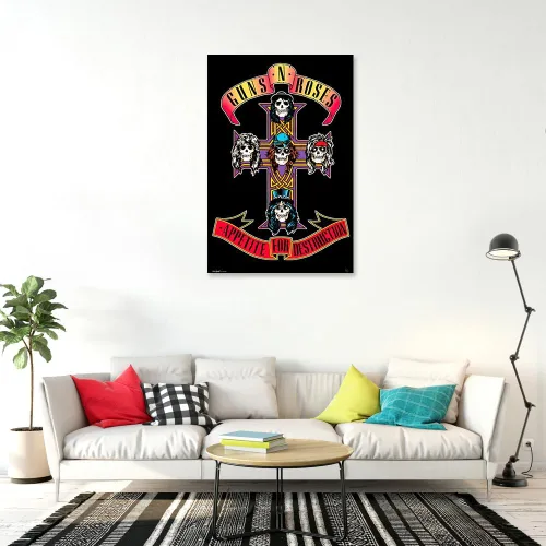Vista 3 de Guns N' Roses - Póster musical (Apetito por la destrucción, portada del álbum) (tamaño: 24" x 36")