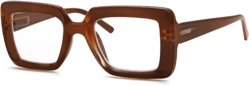 Vista 9 de Eyekepper Gafas de lectura cuadradas para mujer con marco grande