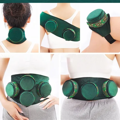 Vista 2 de Moxibustion Box - Caja portátil de moxa, bolsa de moxibustión con caja de cobre o acero, filtro de humo, Moxa Stick Ai Zhu sin humo