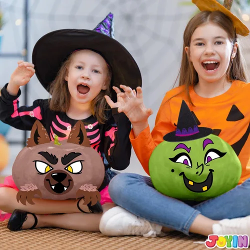 Vista 7 de Klever Kits Kit de decoración de calabaza para manualidades de Halloween, suministros de fiesta de actividades artísticas, recuerdos de fiesta